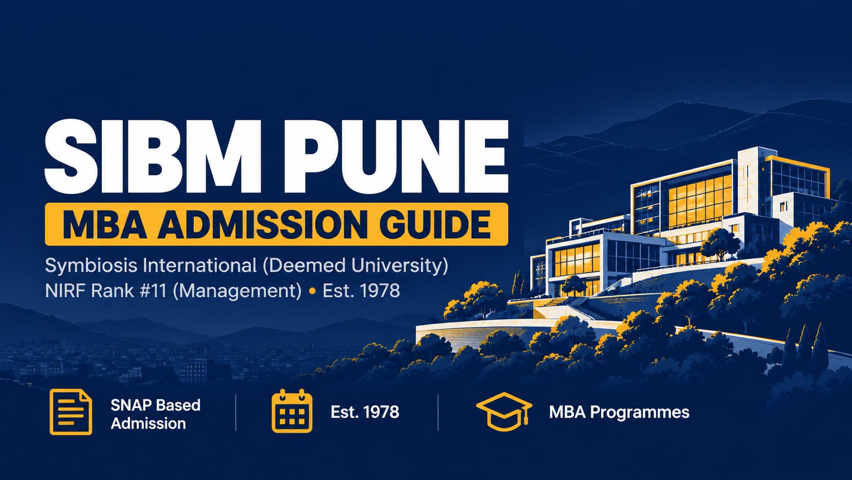 Symbiosis Institute of Business Management (SIBM) Pune campus building