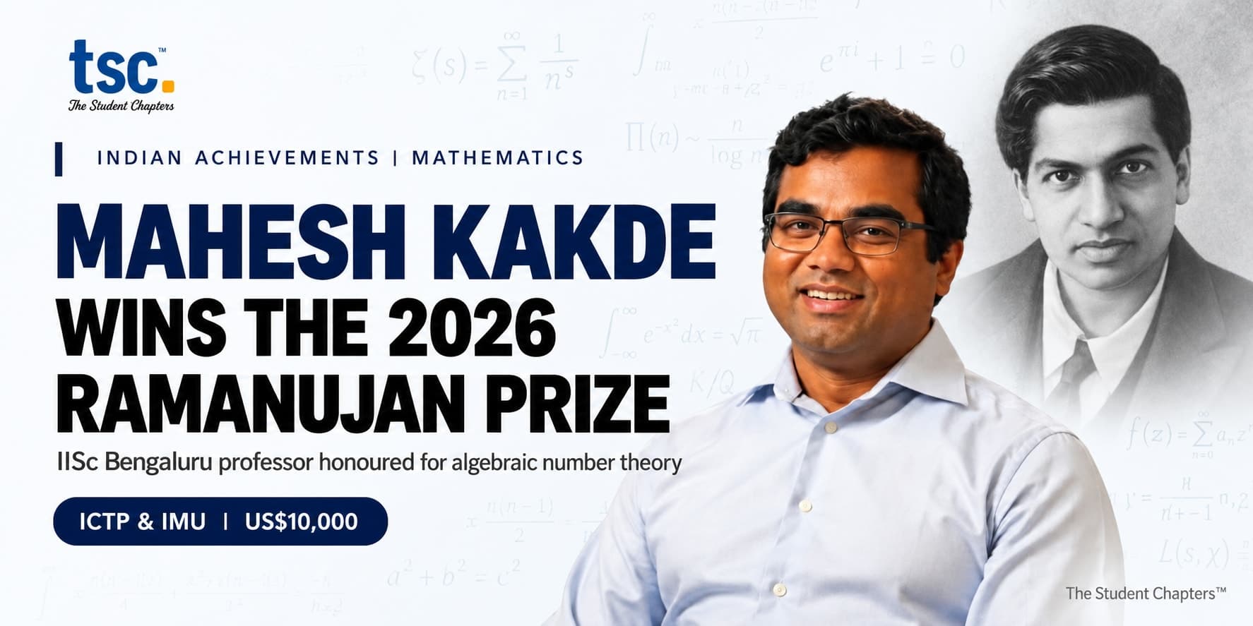 IISc Professor Mahesh Kakde Wins 2026 Ramanujan Prize: Who He Is and Why His Work Matters