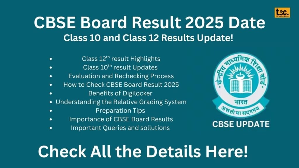 CBSE Board Result 2025 Date Class 10 and Class 12 Results Update!