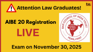 Attention Law Graduates! AIBE 20 Registration is Live! Exam on November 30, 2025.
